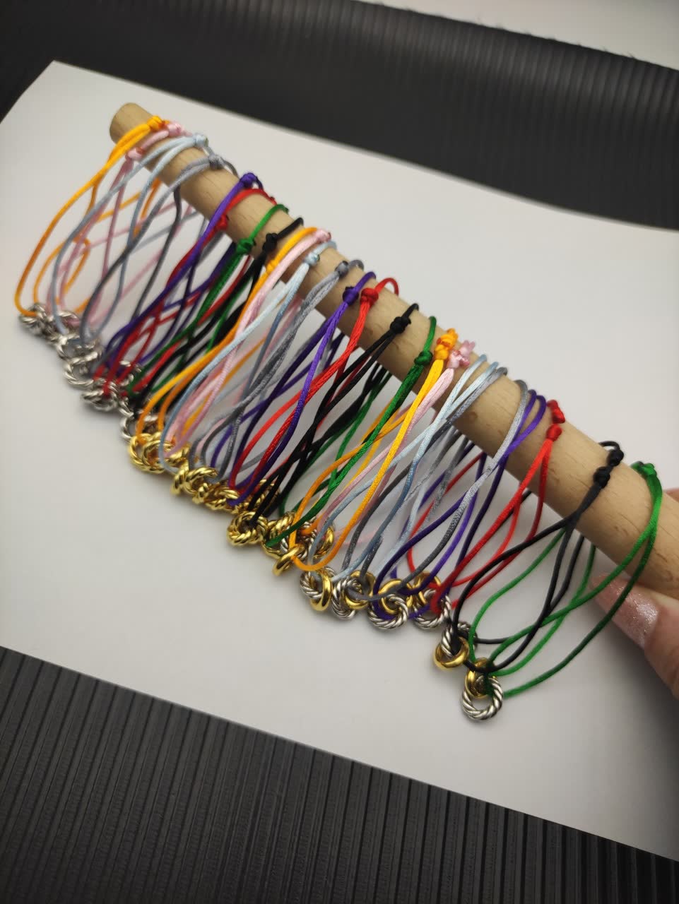 David Yurman Colorful Rope Charm Bracelets